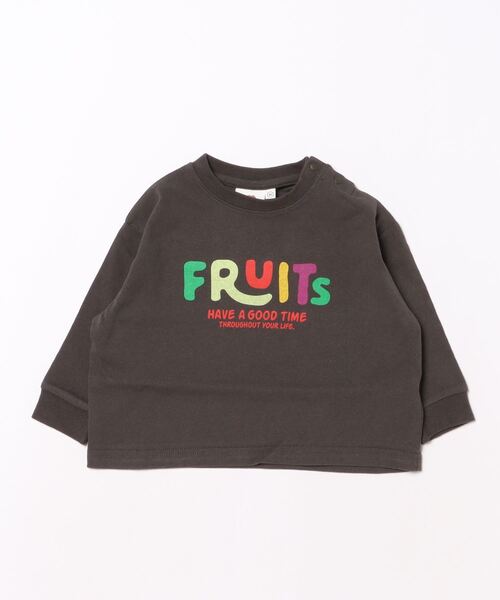 FRUIT OF THE LOOM（フルーツオブザルーム）の「【FRUIT OF THE LOOM】プリントロンT（80～160cm）（Tシャツ/カットソー・キッズ・チャコール/杢グレー・120/110/100/95/90/80/160/150/140/130）」の13枚目の写真