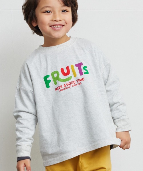 FRUIT OF THE LOOM（フルーツオブザルーム）の「【FRUIT OF THE LOOM】プリントロンT（80～160cm）（Tシャツ/カットソー・キッズ・チャコール/杢グレー・120/110/100/95/90/80/160/150/140/130）」の15枚目の写真