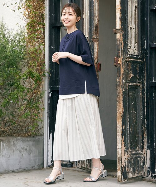 ikka(イッカ)の「ワンストラップサンダル(サンダル・レディース・ブラック/シルバーグレー・M/L)」の17枚目の写真