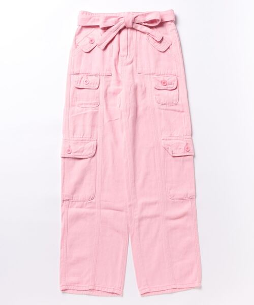 meJane(ミージェーン)の「ミリタリーカーゴ カラーワイドパンツ(カーゴパンツ・レディース・カーキ/ピンク/ブラック・M/S)」の20枚目の写真