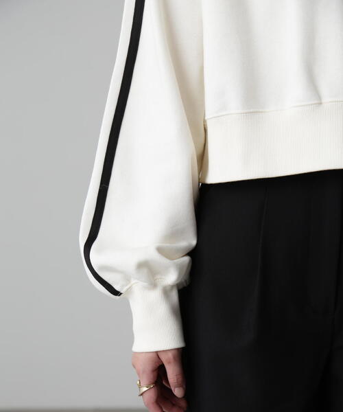 FREE'S MART（フリーズマート）の「ワンポイントロゴスウェット（スウェット・レディース・ホワイト/ネイビー/ベージュ・FREE）」の16枚目の写真