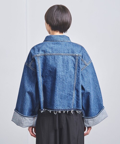 SACRA（サクラ）の「＜SACRA＞ボリュームスリーブ デニムジャケット