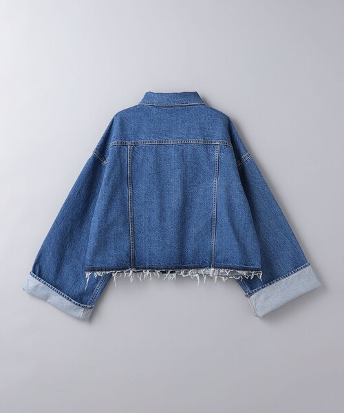 【タグあり美品】sacra ボリュームスリーブ　デニムジャケット セール】＜SACRA＞ボリュームスリーブ デニムジャケット（デニム