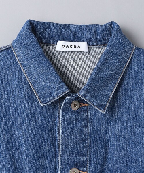SACRA（サクラ）の「＜SACRA＞ボリュームスリーブ デニムジャケット