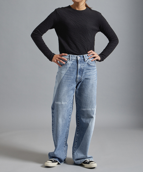 セール】【OUT OF FRAMe】バイカラーデニムパンツ（デニムパンツ