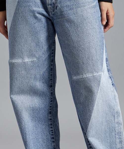 セール】【OUT OF FRAMe】バイカラーデニムパンツ（デニムパンツ