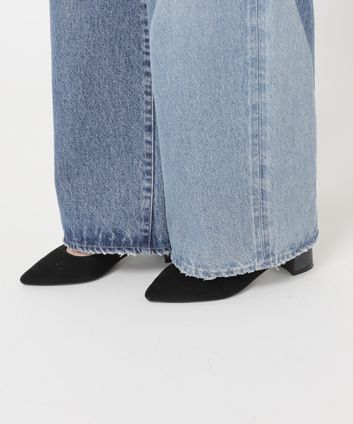 セール】【OUT OF FRAMe】バイカラーデニムパンツ（デニムパンツ