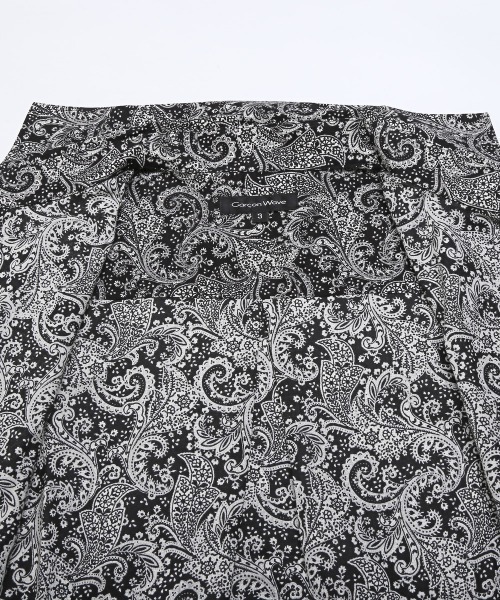LUXSTYLE（ラグスタイル）の「フラワーペイズリー長袖シャツ（日本製）（シャツ/ブラウス・メンズ・ブラック・L/M）」の6枚目の写真