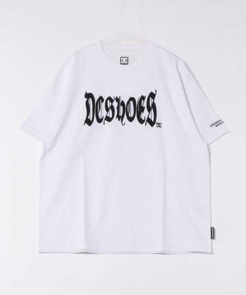 DC SHOES(ディーシーシューズ)の「24 BLACK LETTER SS/DC半袖Tシャツ(Tシャツ/カットソー・メンズ・ホワイト/ブラック/ベージュ・MEDIUM/LARGE/X-LARGE)」の5枚目の写真