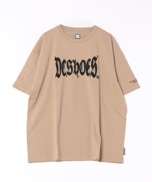 DC SHOES(ディーシーシューズ)の「24 BLACK LETTER SS/DC半袖Tシャツ(Tシャツ/カットソー・メンズ・ホワイト/ブラック/ベージュ・MEDIUM/LARGE/X-LARGE)」の9枚目の写真