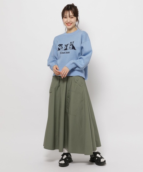 niko and（ニコアンド）の「アソートDOGロゴニットプル