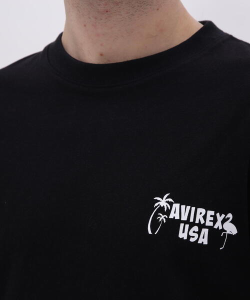 AVIREX（アヴィレックス）の「EOS. POSTER T-SHIRT / エンバーキング オン サウスワード ポスター Tシャツ / AVIREX / アヴィレックス（Tシャツ/カットソー・メンズ・ホワイト/ブラック・XX-LARGE/X-LARGE/LARGE/MEDIUM）」の9枚目の写真