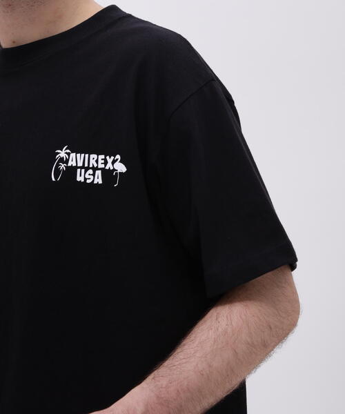 AVIREX（アヴィレックス）の「EOS. POSTER T-SHIRT / エンバーキング オン サウスワード ポスター Tシャツ / AVIREX / アヴィレックス（Tシャツ/カットソー・メンズ・ホワイト/ブラック・XX-LARGE/X-LARGE/LARGE/MEDIUM）」の10枚目の写真