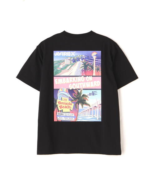 AVIREX（アヴィレックス）の「EOS. POSTER T-SHIRT / エンバーキング オン サウスワード ポスター Tシャツ / AVIREX / アヴィレックス（Tシャツ/カットソー・メンズ・ホワイト/ブラック・XX-LARGE/X-LARGE/LARGE/MEDIUM）」の14枚目の写真