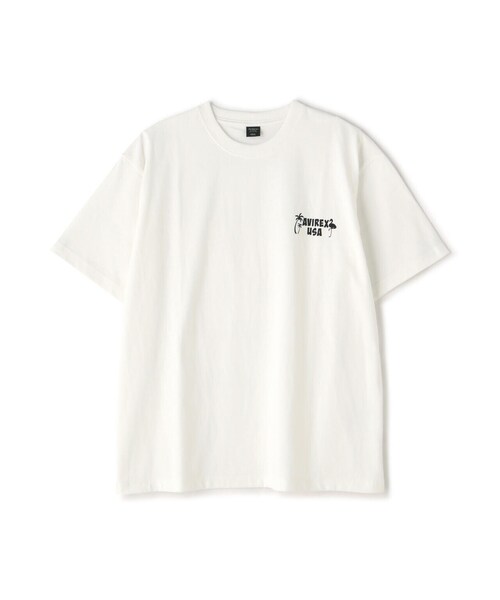 AVIREX（アヴィレックス）の「EOS. POSTER T-SHIRT / エンバーキング オン サウスワード ポスター Tシャツ / AVIREX / アヴィレックス（Tシャツ/カットソー・メンズ・ホワイト/ブラック・XX-LARGE/X-LARGE/LARGE/MEDIUM）」の20枚目の写真