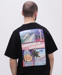 AVIREX | EOS. POSTER T-SHIRT / エンバーキング オン サウスワード ポスター Tシャツ / AVIREX / アヴィレックス(Tシャツ/カットソー)