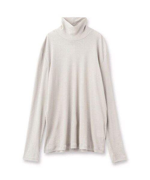 tシャツ 「洗える」ビンテージパールタートルネック カットソー レディース INDIVI（インディヴィ）の「【洗える／レイヤードに最適