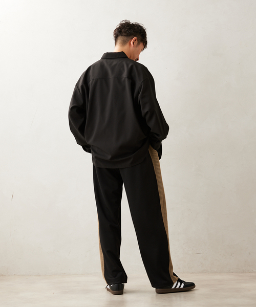 JOURNAL STANDARD relume（ジャーナルスタンダード　レリューム）の「TECH アムンゼン CPOシャツジャケット（シャツ/ブラウス・メンズ・ブラック/ブラックミックス/コバルトブルー・SMALL/MEDIUM/LARGE）」の20枚目の写真
