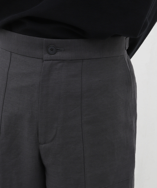 ATON(エイトン)の「【ATON / エイトン】COTTON HEMP SATIN BAKER PANTS(スラックス・メンズ・チャコールグレー・2/4/6)」の18枚目の写真
