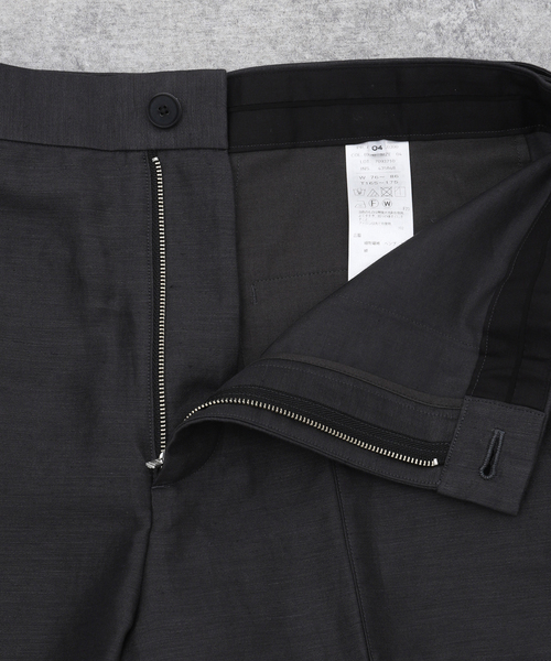 ATON(エイトン)の「【ATON / エイトン】COTTON HEMP SATIN BAKER PANTS(スラックス・メンズ・チャコールグレー・2/4/6)」の11枚目の写真