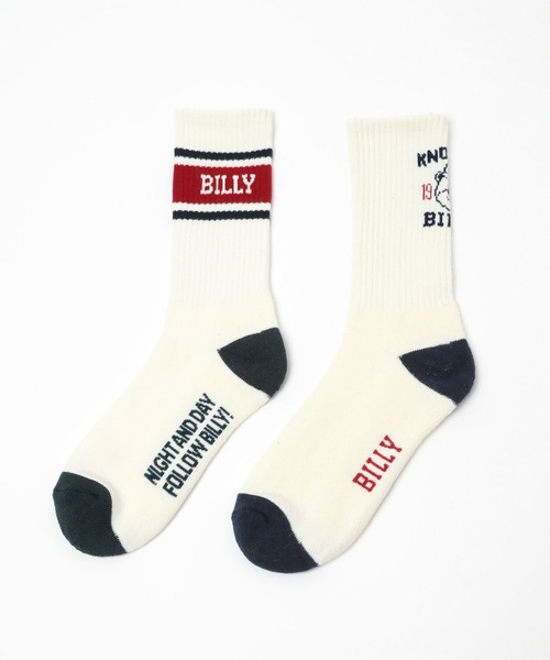 niko and...（ニコアンド）の「【BILLY(ビリー)】ソックス2P［MEN］（ソックス/靴下・メンズ・オフホワイト・FREE）」の4枚目の写真