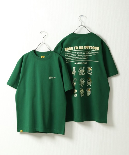 COBMASTER（コブマスター）の「【COBMASTER】 オジサン プリント 半袖 Tシャツ 【吸水速乾】（Tシャツ/カットソー・メンズ・グリーン/ブラック/オートミール/ラベンダー/ホワイト・X-LARGE/LARGE/MEDIUM）」の4枚目の写真