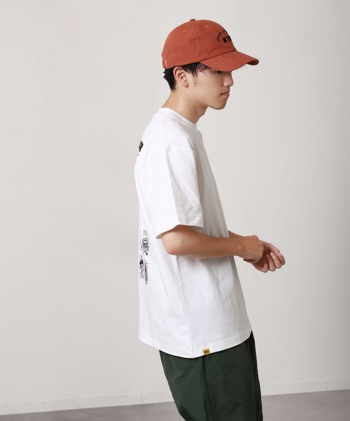 COBMASTER（コブマスター）の「【COBMASTER】 オジサン プリント 半袖 Tシャツ 【吸水速乾】（Tシャツ/カットソー・メンズ・グリーン/ブラック/オートミール/ラベンダー/ホワイト・X-LARGE/LARGE/MEDIUM）」の15枚目の写真