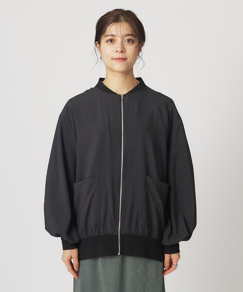 Cutie Blonde（キューティーブロンド）の「◆ヘルシーなシアー感 ポケットブルゾン（ブルゾン・レディース・ホワイト系/ブラック・02/03/04）」の11枚目の写真