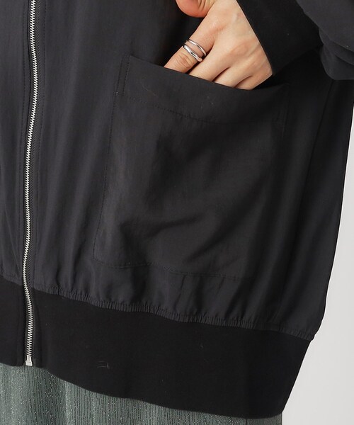 Cutie Blonde（キューティーブロンド）の「◆ヘルシーなシアー感 ポケットブルゾン（ブルゾン・レディース・ホワイト系/ブラック・02/03/04）」の15枚目の写真