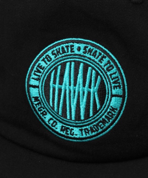 RAGEBLUE（レイジブルー）の「【TONY HAWK/トニーホーク】サークルロゴキャップ（キャップ・メンズ・ダークグリーン/ブラック系その他/ブラック・FREE）」の6枚目の写真