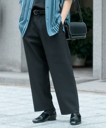 SENSE OF PLACE by URBAN RESEARCH | 『イージーケア/セットアップ対応』ダブルタックワイドスラックス(スラックス)