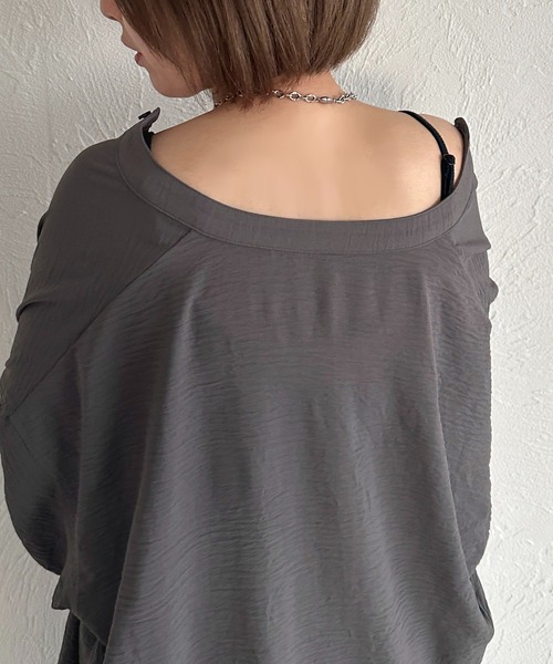 apres jour mignon（アプレジュールミニョン）の「カップ付きキャミソール（キャミソール・レディース・その他/ブラック/アイボリー/杢グレー/ナチュラル・X-LARGE/フリー）」の14枚目の写真