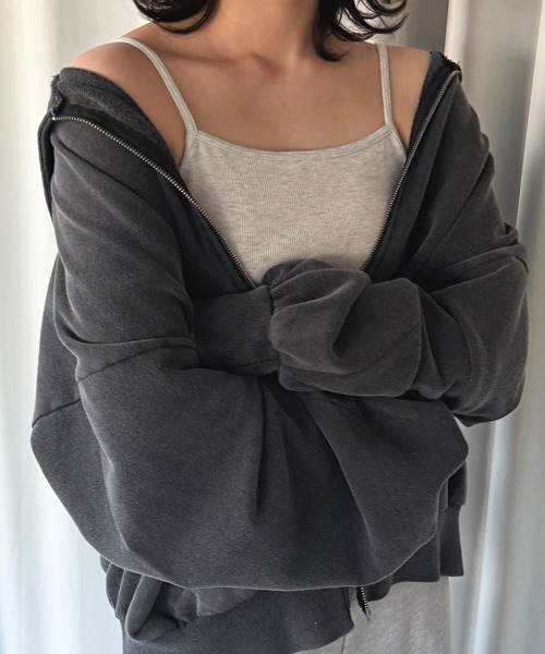 apres jour mignon（アプレジュールミニョン）の「カップ付きキャミソール（キャミソール・レディース・その他/ブラック/アイボリー/杢グレー/ナチュラル・X-LARGE/フリー）」の21枚目の写真