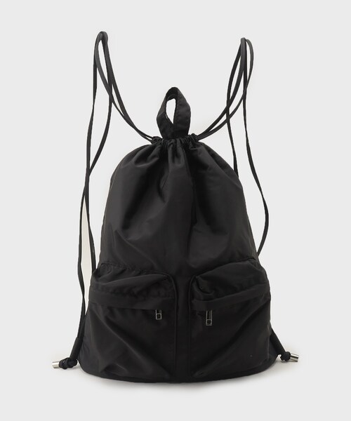 tk.TAKEO KIKUCHI（ティーケータケオキクチ）の「◆ダブルポケットナップザック（バックパック/リュック・メンズ・ブラック系/ブラック・00）」の12枚目の写真