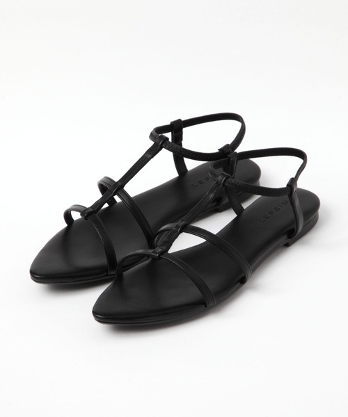 LEPSIM(レプシィム)の「アンクルゴムストラップサンダル 106987(サンダル・レディース・ブラック/シルバー/ベージュ・LARGE/MEDIUM)」の9枚目の写真