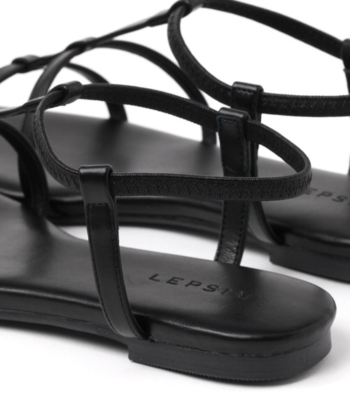 LEPSIM(レプシィム)の「アンクルゴムストラップサンダル 106987(サンダル・レディース・ブラック/シルバー/ベージュ・LARGE/MEDIUM)」の21枚目の写真