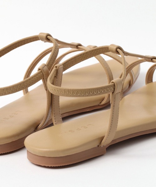 LEPSIM(レプシィム)の「アンクルゴムストラップサンダル 106987(サンダル・レディース・ブラック/シルバー/ベージュ・LARGE/MEDIUM)」の15枚目の写真