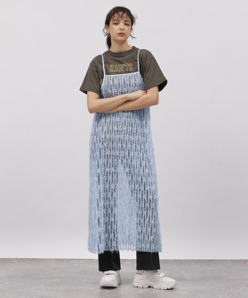 LAKOLE(ラコレ)の「グラフィックアーチロゴT / 116591(Tシャツ/カットソー・レディース・オフホワイト/チャコールグレー/イエロー系その他・SMALL/MEDIUM)」の22枚目の写真