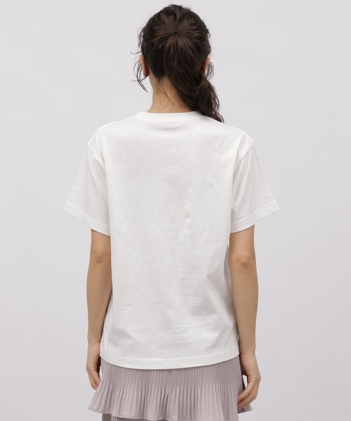 LAKOLE(ラコレ)の「グラフィックアーチロゴT / 116591(Tシャツ/カットソー・レディース・オフホワイト/チャコールグレー/イエロー系その他・SMALL/MEDIUM)」の11枚目の写真