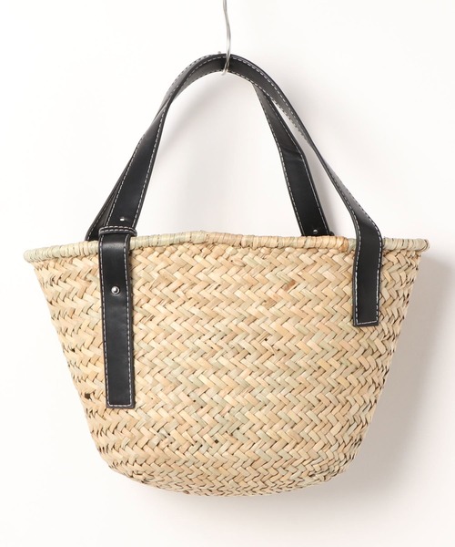 CORNERS（コーナーズ）の「バスケットかごバッグ（かごバッグ・レディース・ブラック/ブラウン・FREE）」の6枚目の写真
