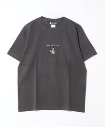【BIRTHREAD】フレーズ刺繍6.2oz半袖Tシャツ/メンズ