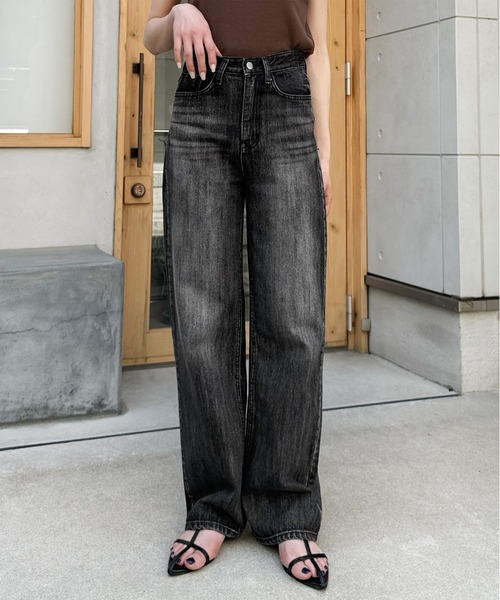 セオリー　CL TROUSER D A　ワイドストレートデニムパンツ　24SS CALIFORNIA OUTFITTERS ジーンズ デニム デニムパンツ 3-7E2 4