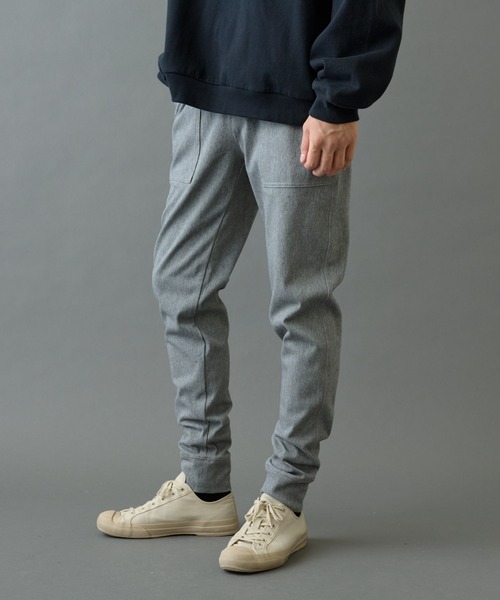 COLONY 2139(コロニートゥーワンスリーナイン)の「4WAY裾ダブルパンツ(re)(スウェットパンツ・メンズ・ブラック/サックスブルー/グレー/インディゴブルー・SMALL/MEDIUM/LARGE/X-LARGE)」の2枚目の写真