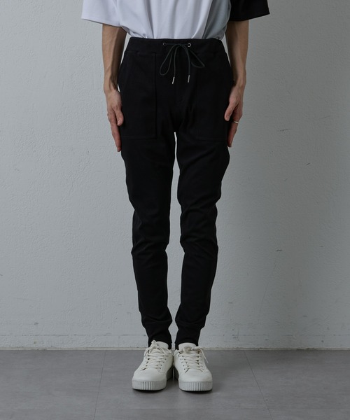 COLONY 2139(コロニートゥーワンスリーナイン)の「4WAY裾ダブルパンツ(re)(スウェットパンツ・メンズ・ブラック/サックスブルー/グレー/インディゴブルー・SMALL/MEDIUM/LARGE/X-LARGE)」の5枚目の写真