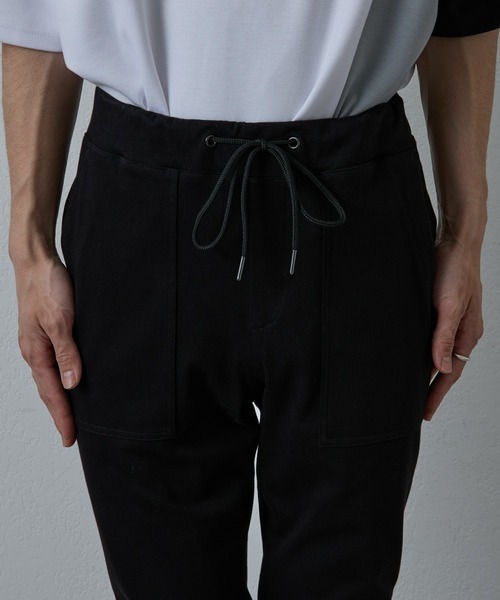 COLONY 2139(コロニートゥーワンスリーナイン)の「4WAY裾ダブルパンツ(re)(スウェットパンツ・メンズ・ブラック/サックスブルー/グレー/インディゴブルー・SMALL/MEDIUM/LARGE/X-LARGE)」の9枚目の写真