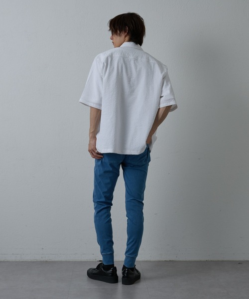 COLONY 2139(コロニートゥーワンスリーナイン)の「4WAY裾ダブルパンツ(re)(スウェットパンツ・メンズ・ブラック/サックスブルー/グレー/インディゴブルー・SMALL/MEDIUM/LARGE/X-LARGE)」の21枚目の写真