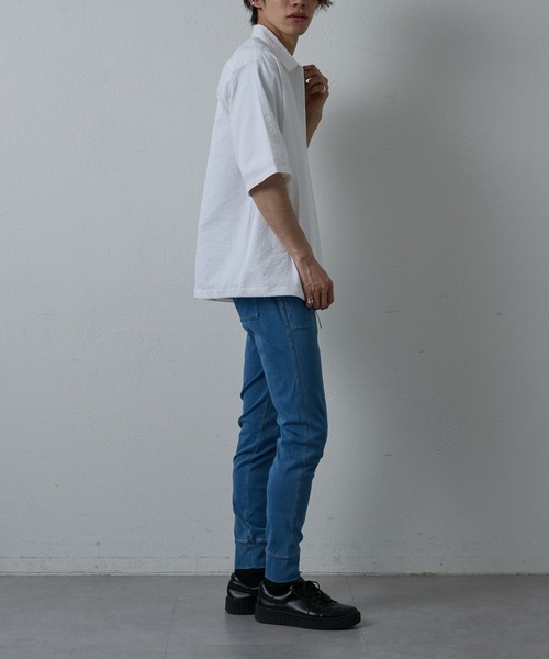 COLONY 2139(コロニートゥーワンスリーナイン)の「4WAY裾ダブルパンツ(re)(スウェットパンツ・メンズ・ブラック/サックスブルー/グレー/インディゴブルー・SMALL/MEDIUM/LARGE/X-LARGE)」の22枚目の写真