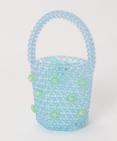 LOWRYS FARM（ローリーズファーム）の「ビーズバケツＢＡＧ　994205（ハンドバッグ・レディース・ブルー/その他/マルチ・FREE）」の12枚目の写真