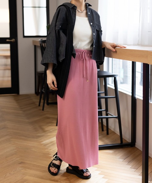 LEPSIM（レプシィム）の「アソートデニム5分袖シャツ　109914（シャツ/ブラウス・レディース・ライトブルー/ブラック/インディゴブルー/ブラック系その他・FREE）」の8枚目の写真