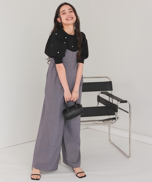 titivate（ティティベイト）の「ハート柄ボリュームスリーブプルオーバー（Tシャツ/カットソー・レディース・ホワイト系その他/ブラック系その他/ホワイト系その他2/グレー系その他・FREE）」の15枚目の写真